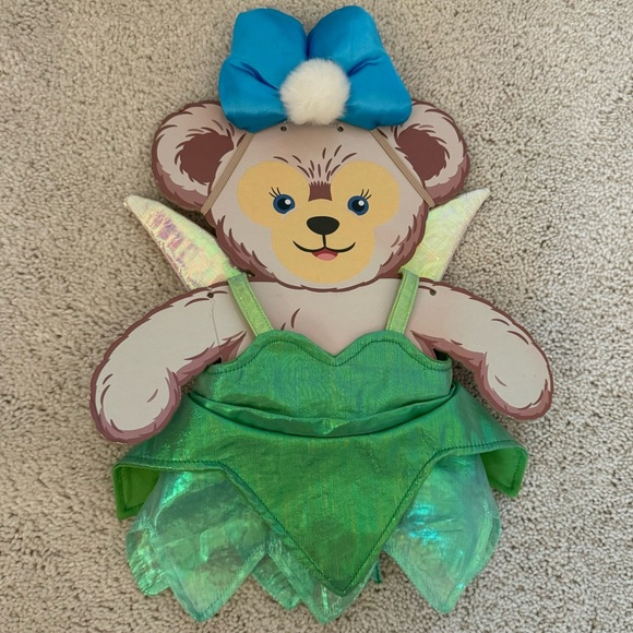 Disney Tinker Bell - Peter Pan 17” Shellie May Bear Plush Costume Outfit Clothes - Picture 5 of 11